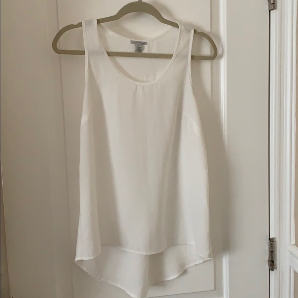 Halogen white tank top